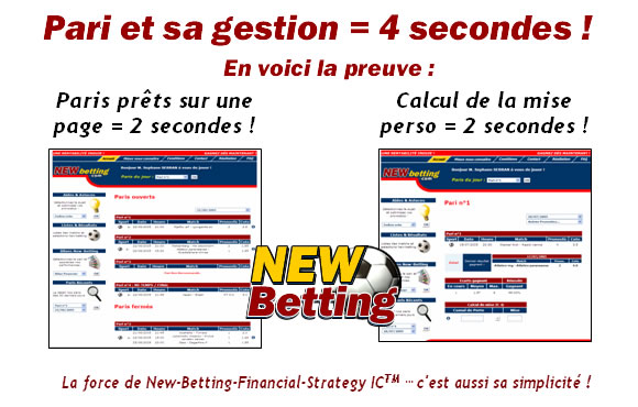 Prsentation des pronostics New-betting.com et de l'outils New-Betting-Financial-Strategy IC 